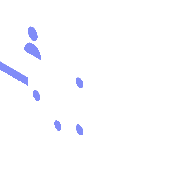 An illustration of the cloud, digital devices, and connections floating on a dark background